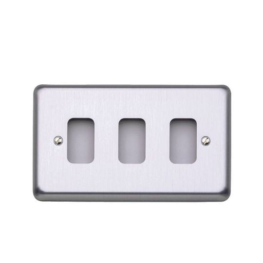 MK K3433PCR Frontplate 3 Module