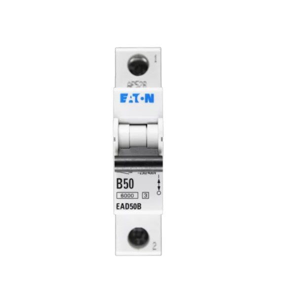 Eaton EAD50B MCB SP Type B 50A Gry