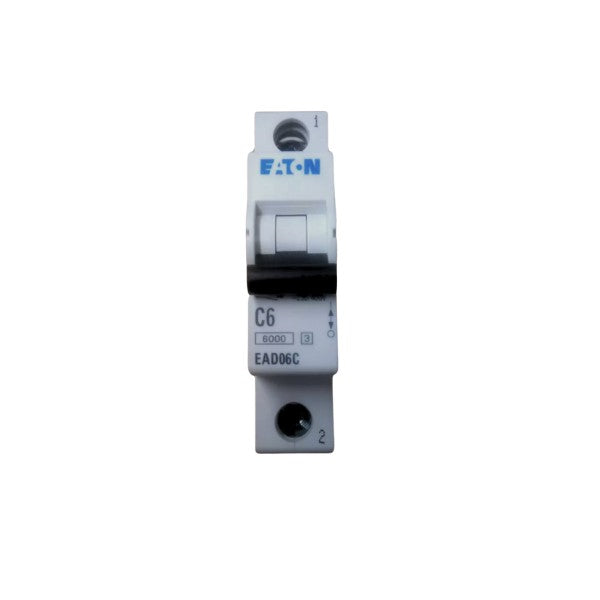 Eaton EAD06C MCB SP Type C 6A Gry
