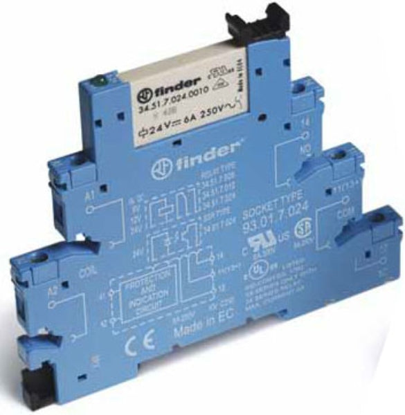 Finder Screw Terminal 6A 240V AC/DC