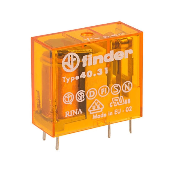 Finder Relay Miniature PCB Pin 8A 230V AC