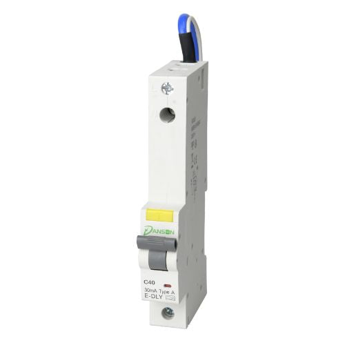 Danson E-DLY4140 RCBO 40A 30mA 230V A