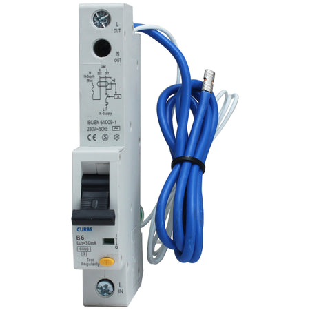 BG CUCRB6A-01 Comp RCBO Type A B Curve