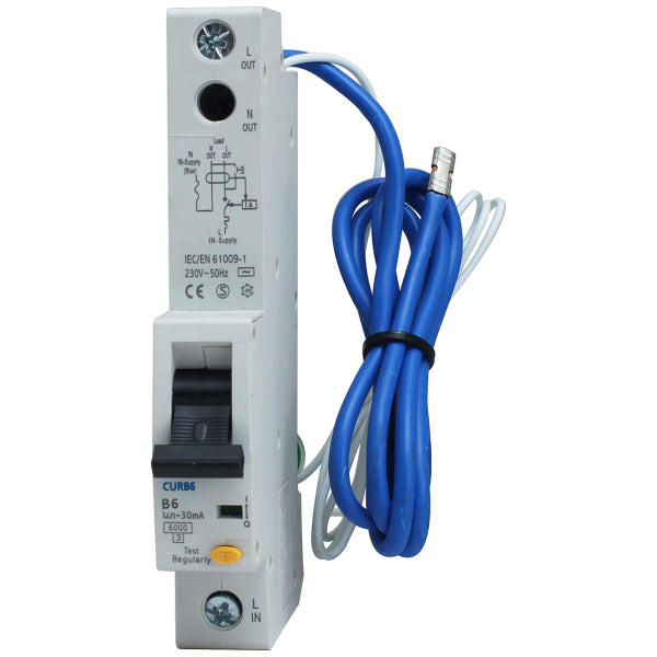 BG CUCRB6A-01 Comp RCBO Type A B Curve
