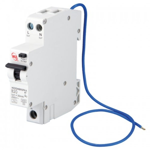 M2 M220MBRSPKA RCBO DP Type A 20A 30mA
