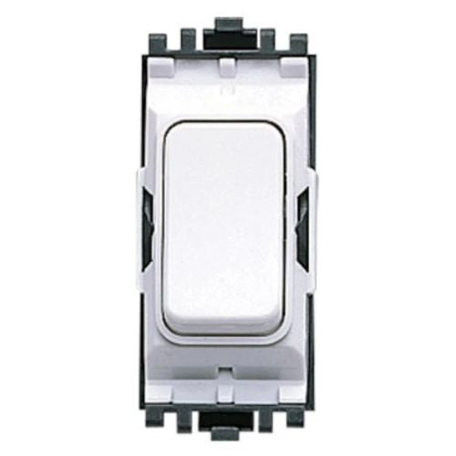 MK K4981WHI Grid Switch 1 Way DP 10A