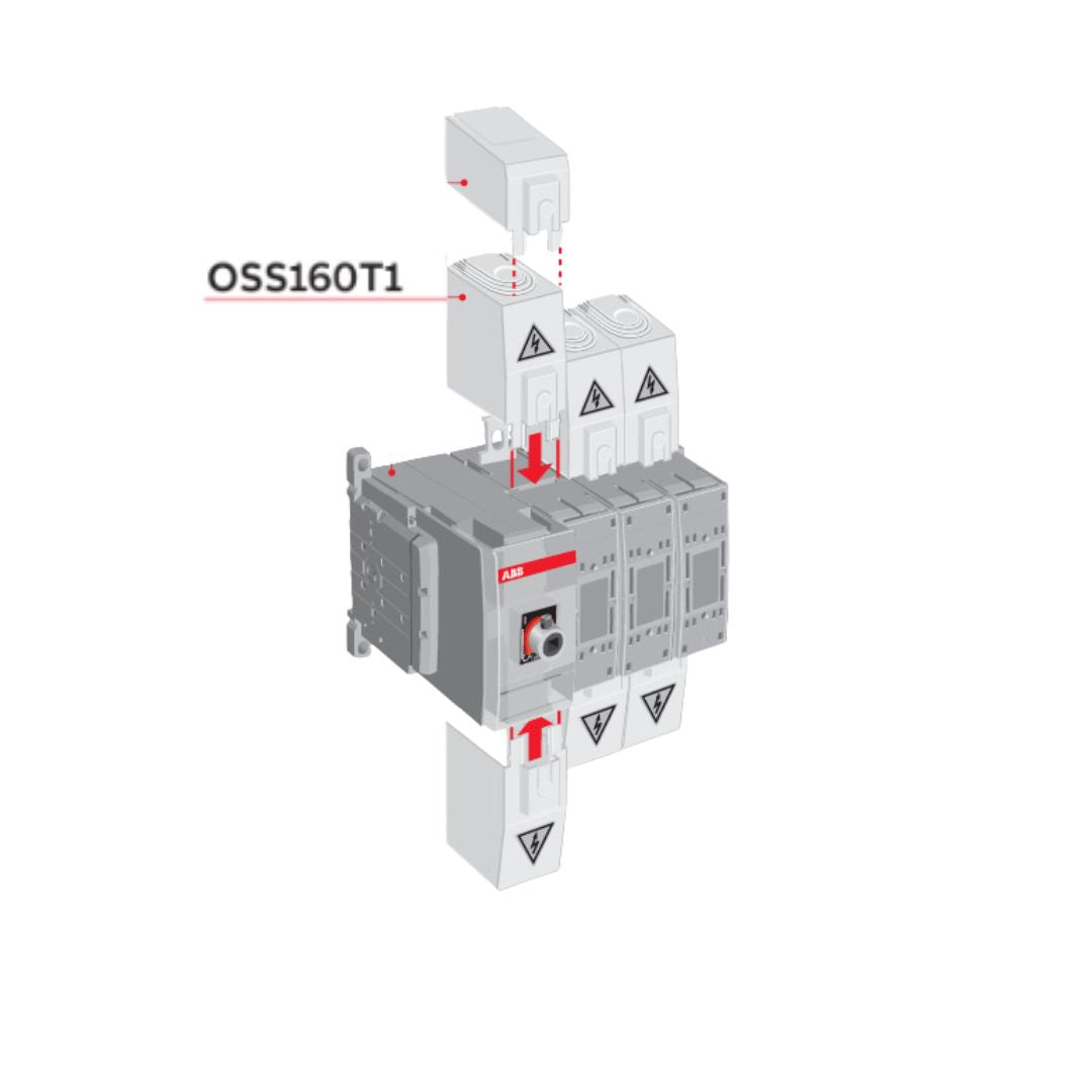 ABB OSS160T1 Terminal Shroud SP 67.5mmABB OSS160T1 Powerline Shroud Te ...