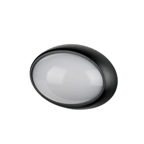 ASD C2P/BLP060P Clarity Luminaire Portrait Plain & PIR c/w Opal Diff Less Lamp 60W (Black)