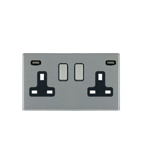 Hamln 84SS2USBSS-B Skt Swd USB 2G SP 13A