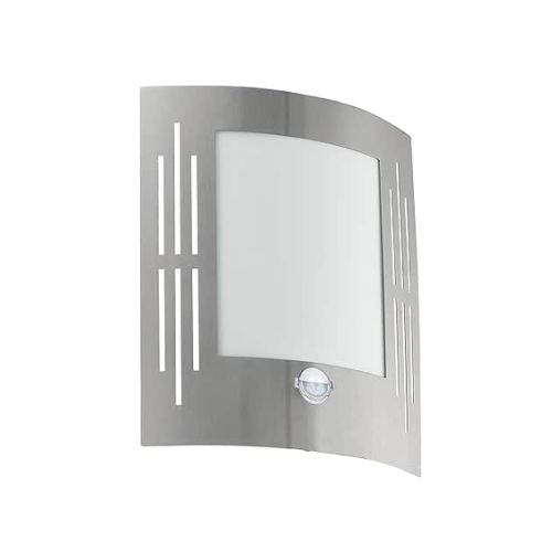 Eglo 88144 City W/Lgt & Sensor E27 S/S