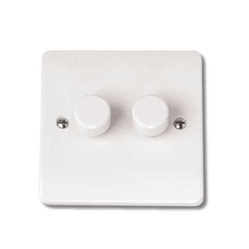 CMA162 - 2 Gang 2W 100W Trailing Edge Dimmer Switch